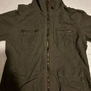 Dollhouse XL Made in Hong Kong Green utility style jacket